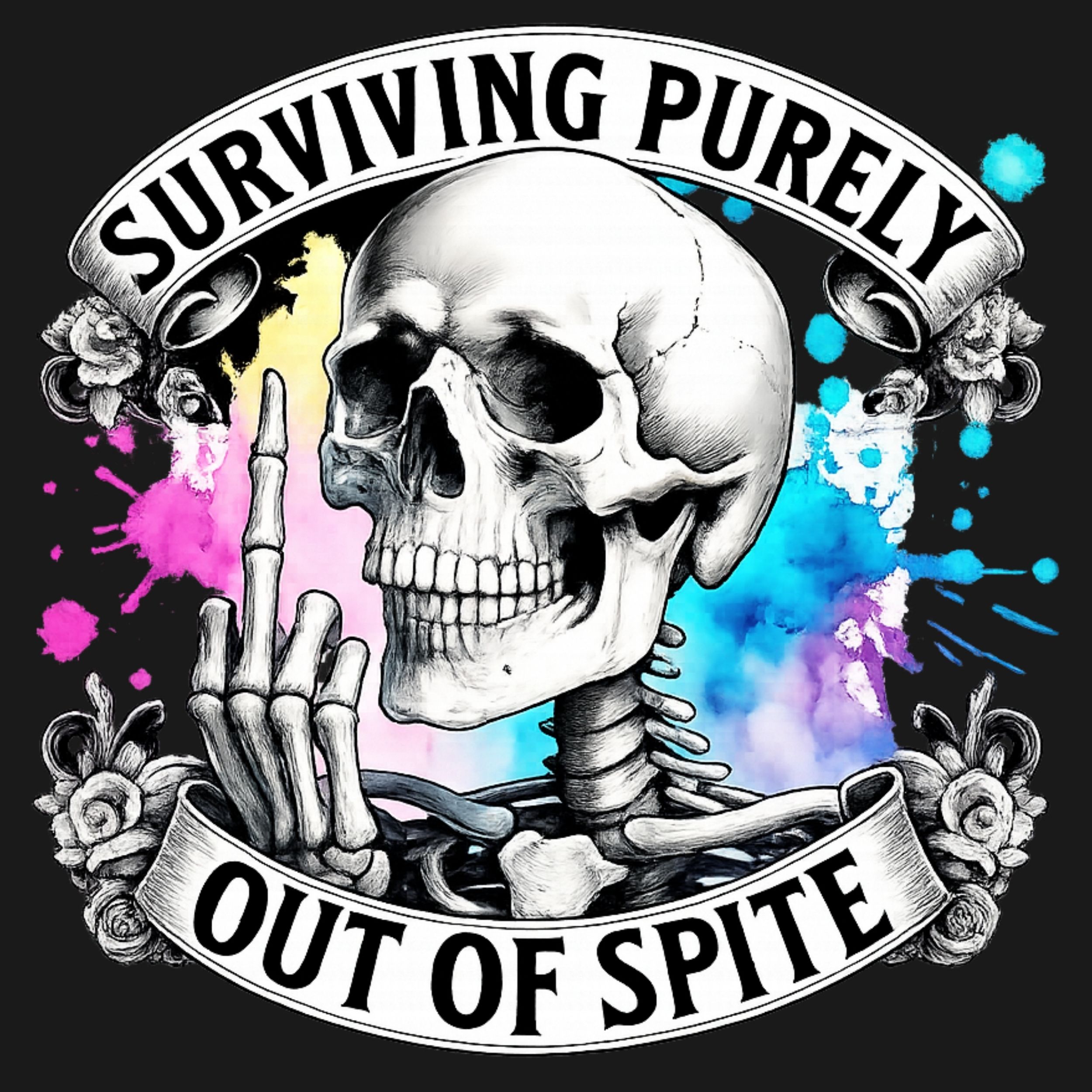 Surviving Purely Out Of Spite podcast logo
